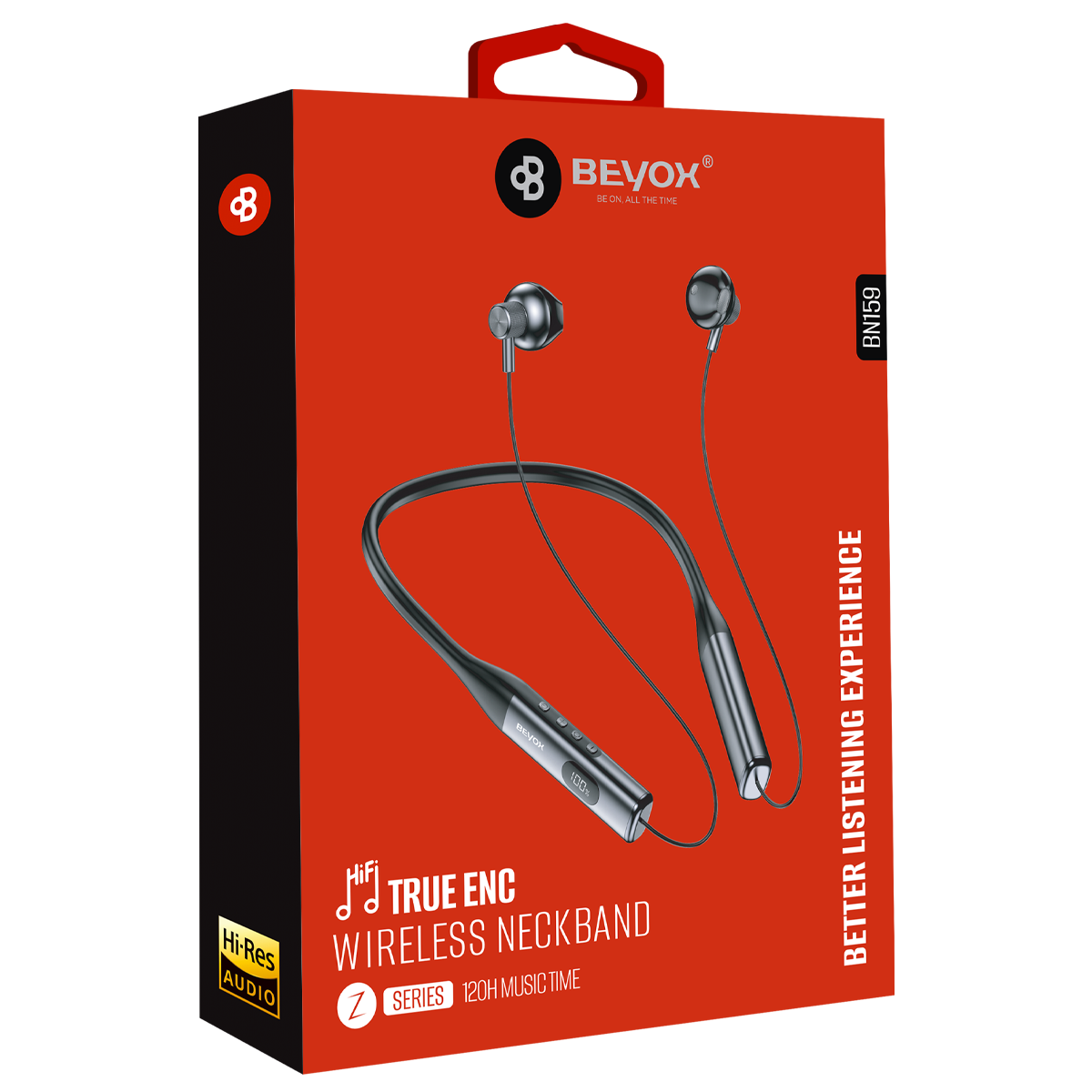Beyox BN159 True ENC Wireless Neckband