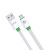 IF-02 Micro 3.4A Fast Charging USB Data Cable( White & Green)